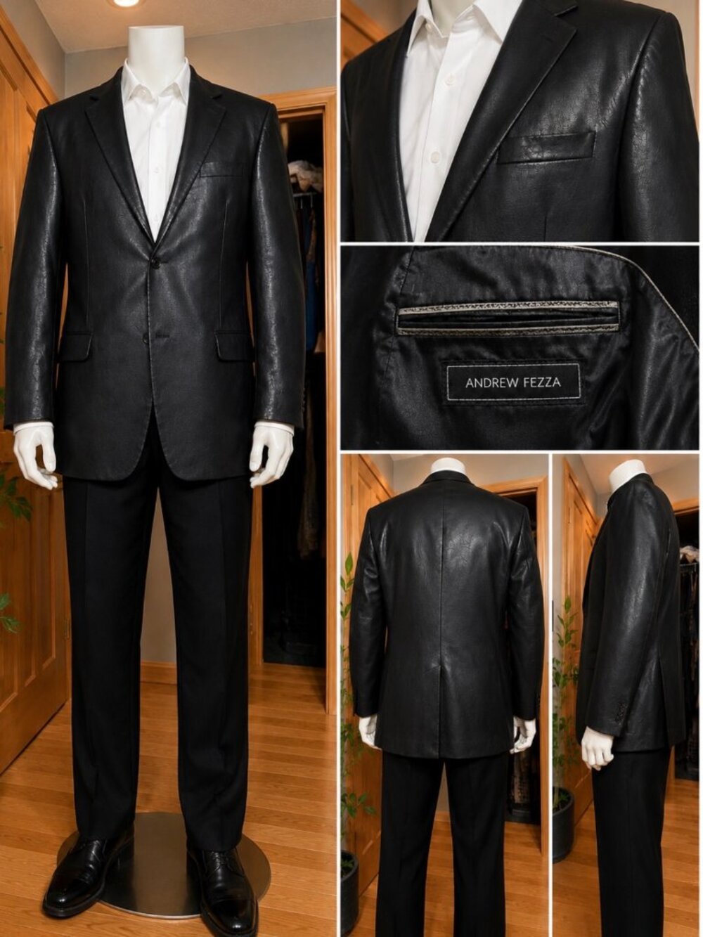 Men's Andrew Vezza Leather Sportcoat